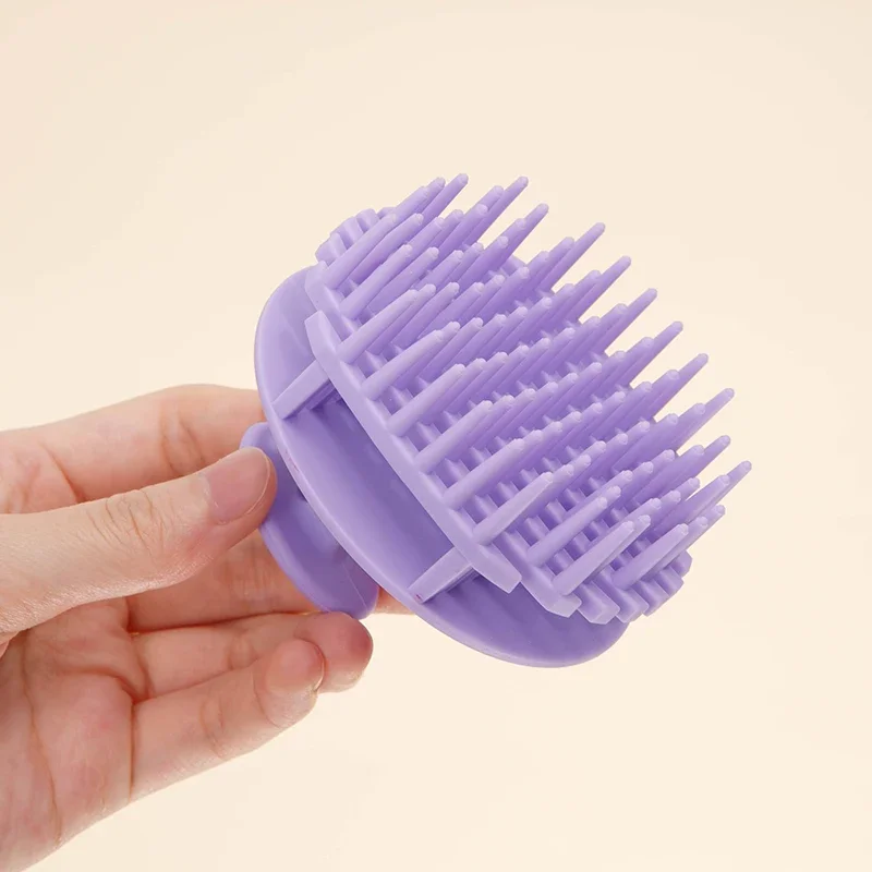 Nuevo champú de silicona, cepillo para masaje del cabello del cuero cabelludo, herramienta exfoliante del cuero cabelludo, especial para pelucas de cabello real
