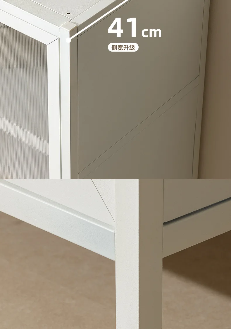 رف المطبخ متعدد الوظائف من الأرض إلى السقف، خزانة تخزين منزلية متعددة الطبقات لفرن الميكروويف #5