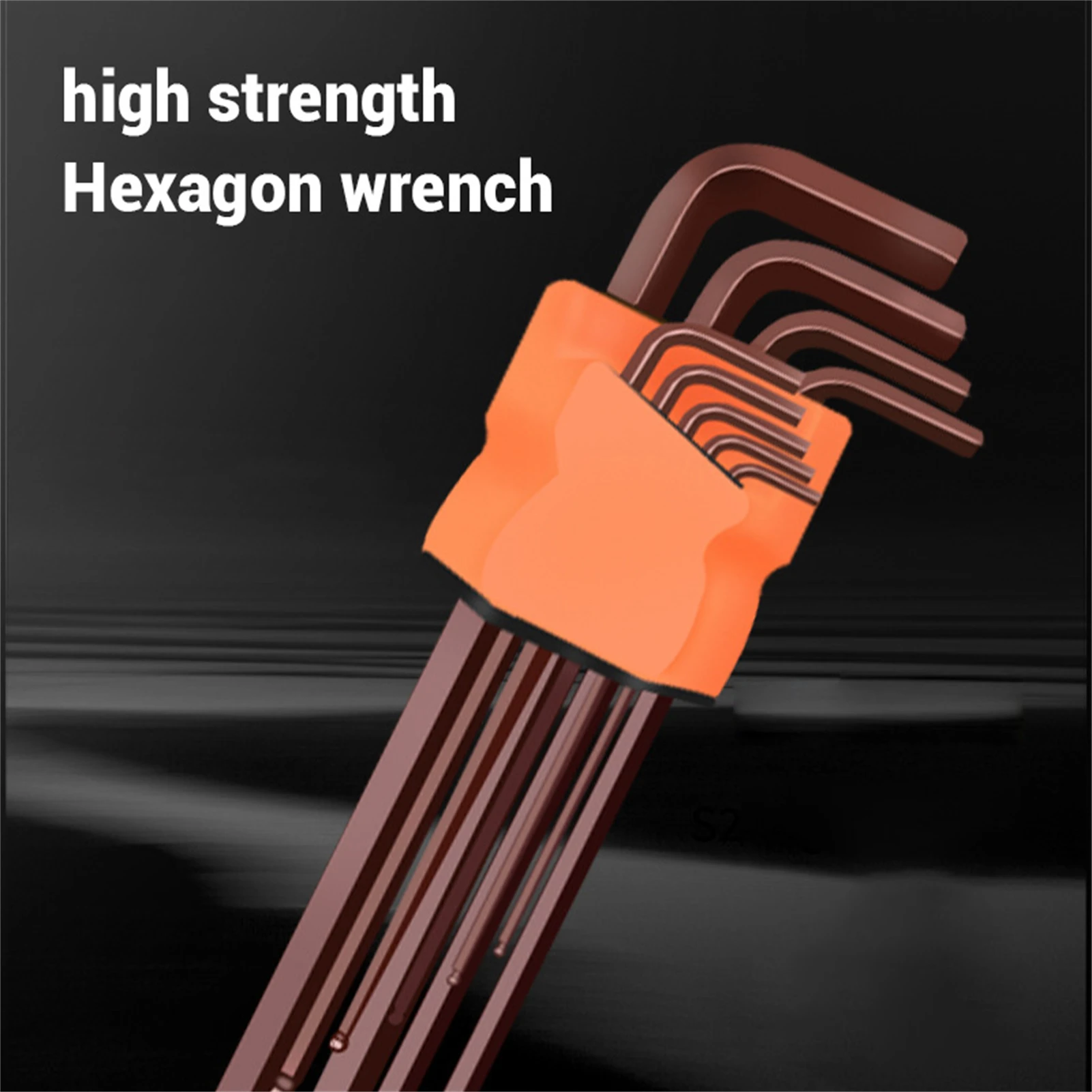 9pcs L Type Allen Wrench Set Hex Wrench Multifunctional Short Arm Tool Universal Hexagon Flat Ball Spanner Key Set Hand Tools