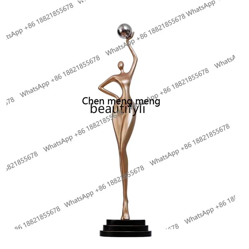 

X R Abstract art entrance ornament TV cabinet living room floor humanoid sculpture Italian style R