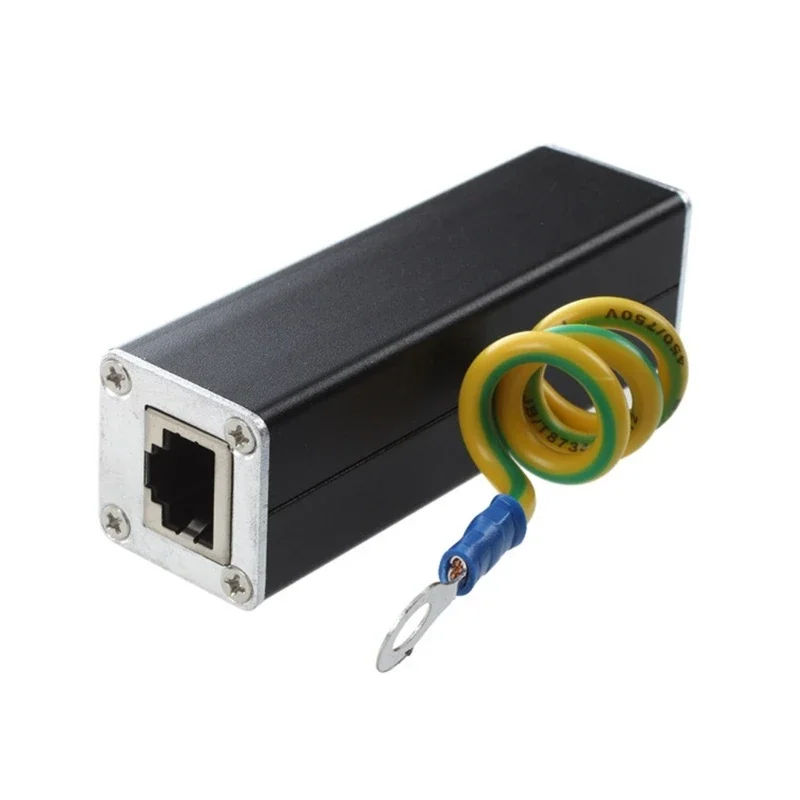 كاميرا الشبكات lightnings arrester Ethernet Protector للغاية تحمل الفولتية تسامح لاستخدام المجتمع الملحق