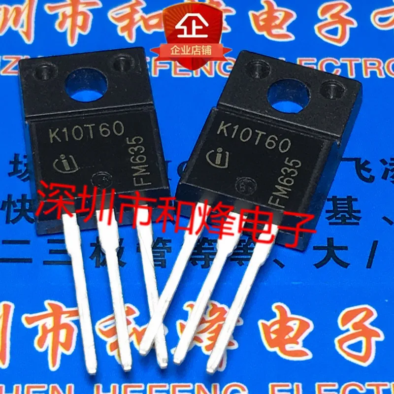5PCS-10PCS K10T60 IKA10N60T TO-220F 600V 10A ใหม่และต้นฉบับบนสต็อก
