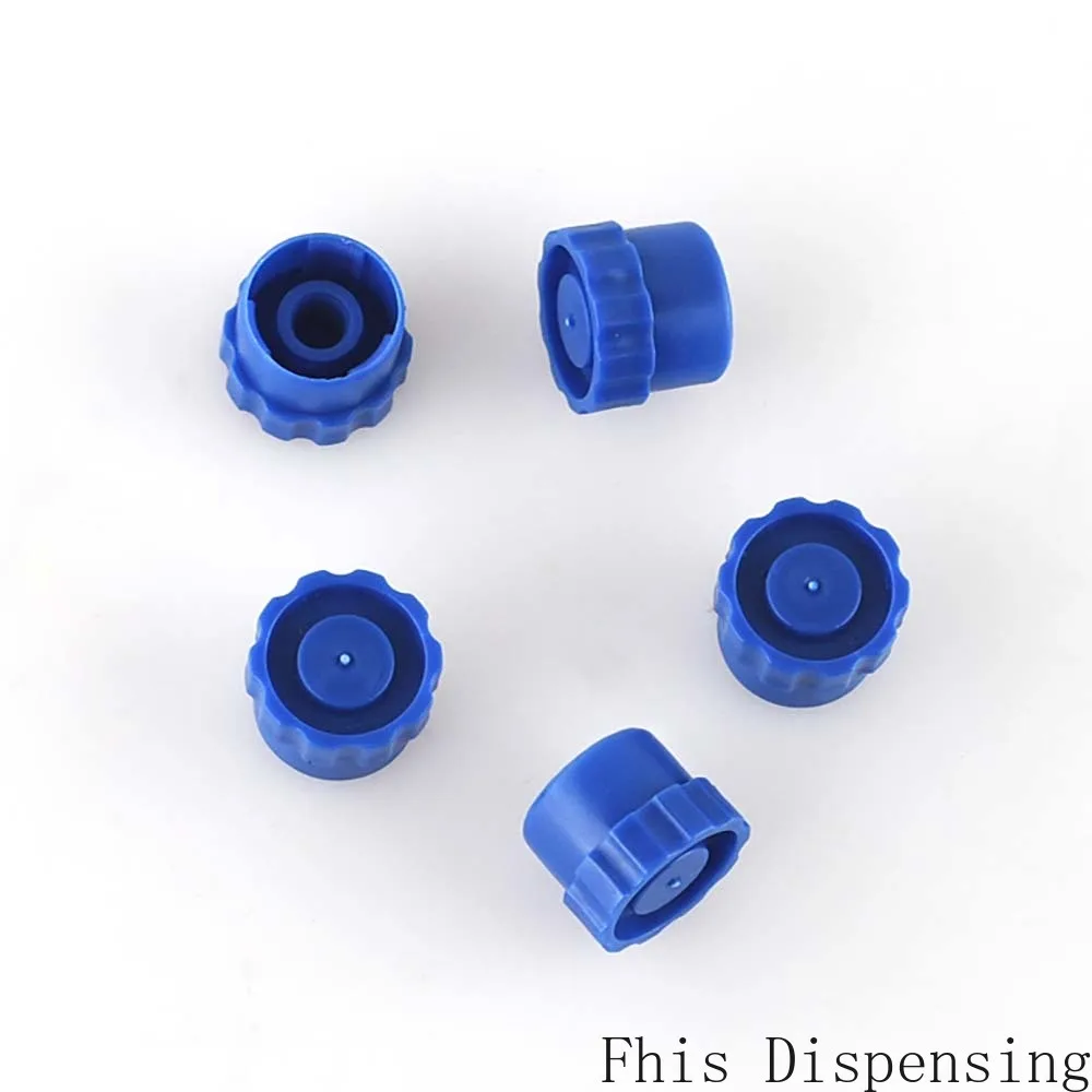 Wholesale Pack of 500 Blue Syringe Barrel Tip Caps