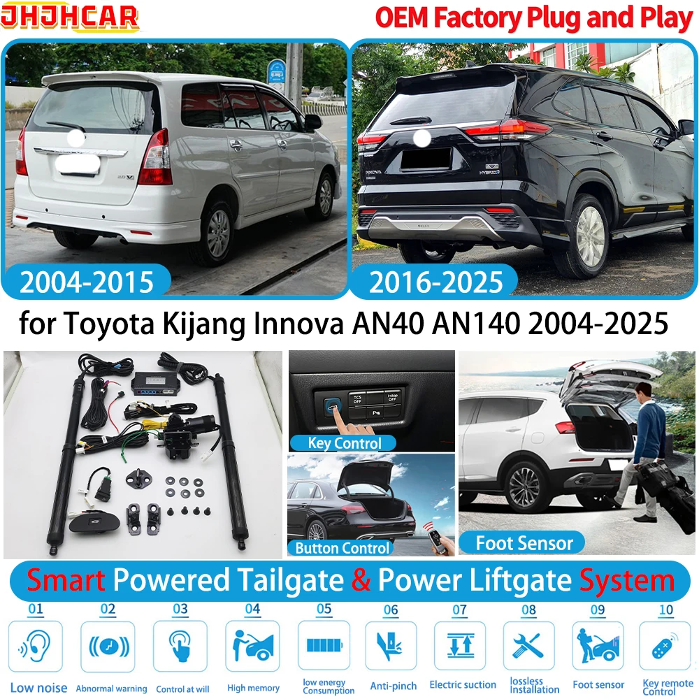 for Toyota Kijang Innova Zenix Suzuki Invicto AG10 2023-2026 Powered Tailgate Power Liftgate Tailgate Power Lift Gate Trunk Lid