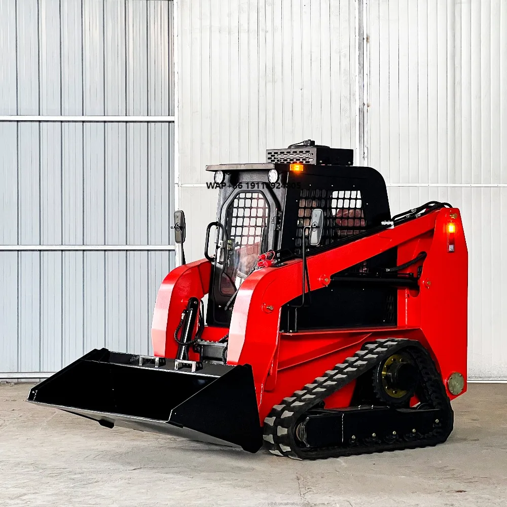High Quality Budget-Friendly Skid Steer  EPA Engine Loader Ride on Crawler Skid Steer Loader