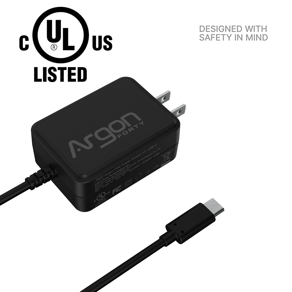 Блок питания Raspberry Pi 4, тип с, 18 Вт, 5,25 в, а