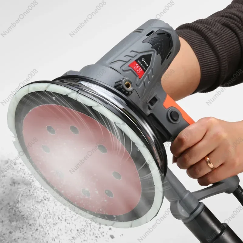 Electric wall sanding machine with lamp sandpaper wall sanding machine wall sanding machine  household