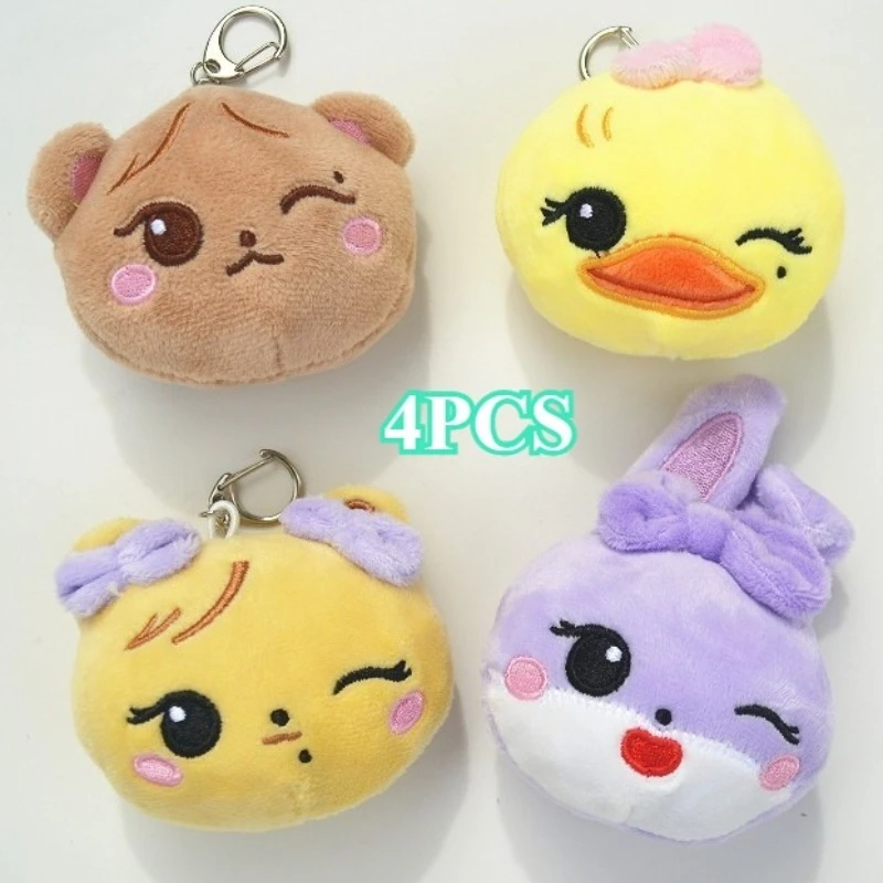 

Kpop BLINK Plush Toy Soul Fan Meeting Limited JISOO Jennie LISA Rose Cute Plushie Keychain Kawaii Cartoon Animal Keyring Skzoo