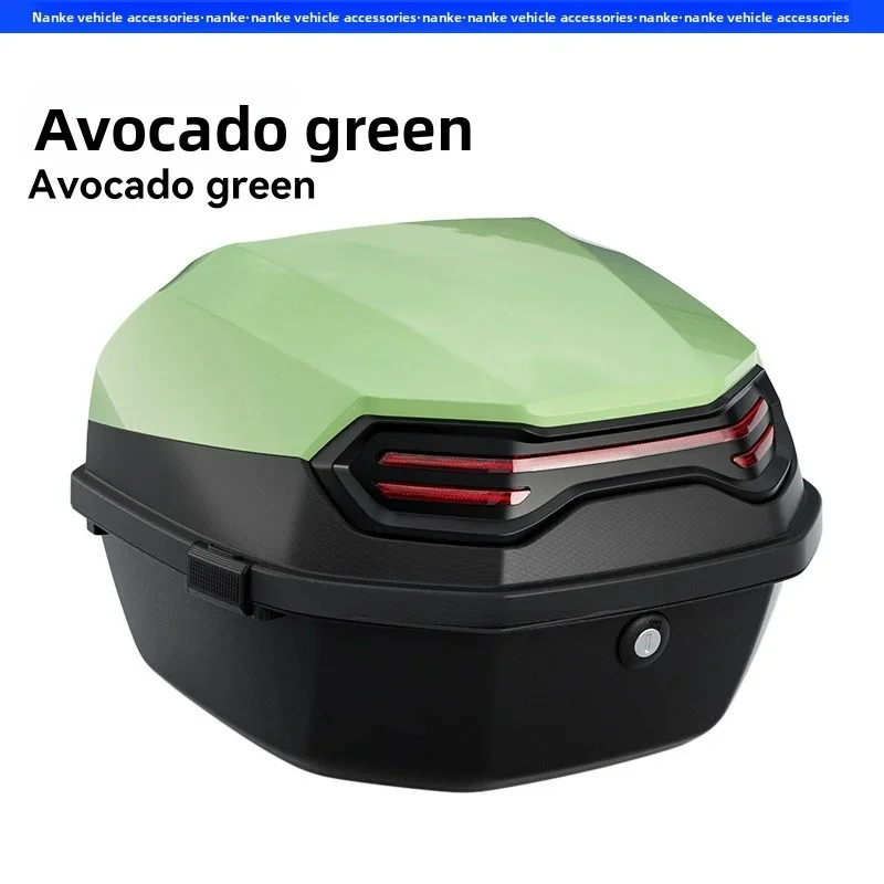 Thickened Oversized Electric Scooter Rear Storage Box Compatible with Aima Yadea Tailg Luyuan Electric Mopeds Tail Trunk Case