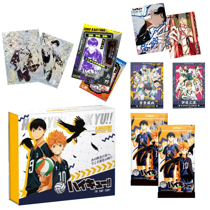 

Anime Haikyuu!! Collection Card Oikawa Tooru Iwaizumi Hajime Bokuto Koutarou Akaashi Keiji TCG CCG Booster Box Game Card Gift