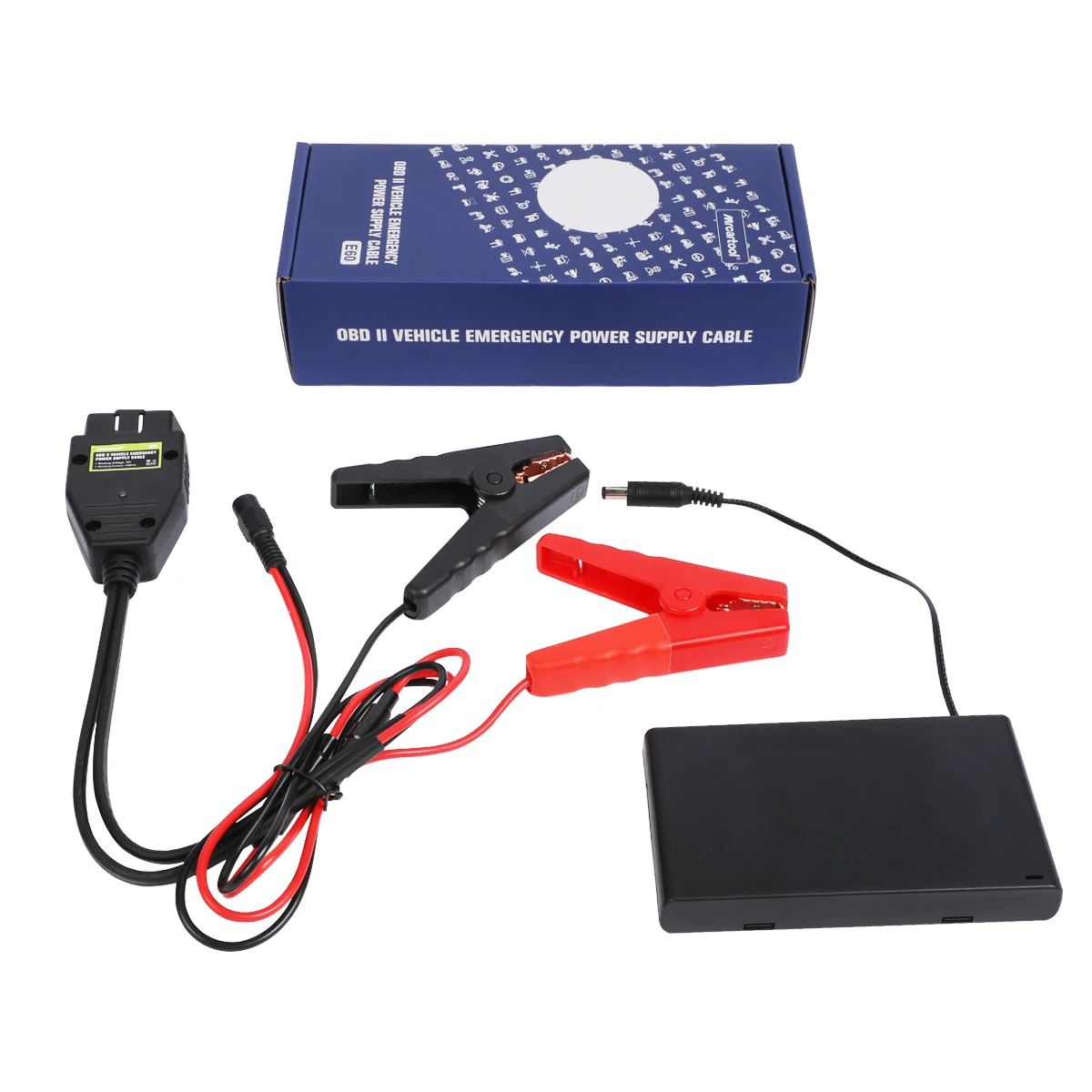 

MR CARTOOL E60 OBDII Автомобильный ECU Memory Saver Разъем для аккумулятора Автомобильный OBD2 Аварийный источник питания Инструмент для диагностики автомобильного аккумулятора