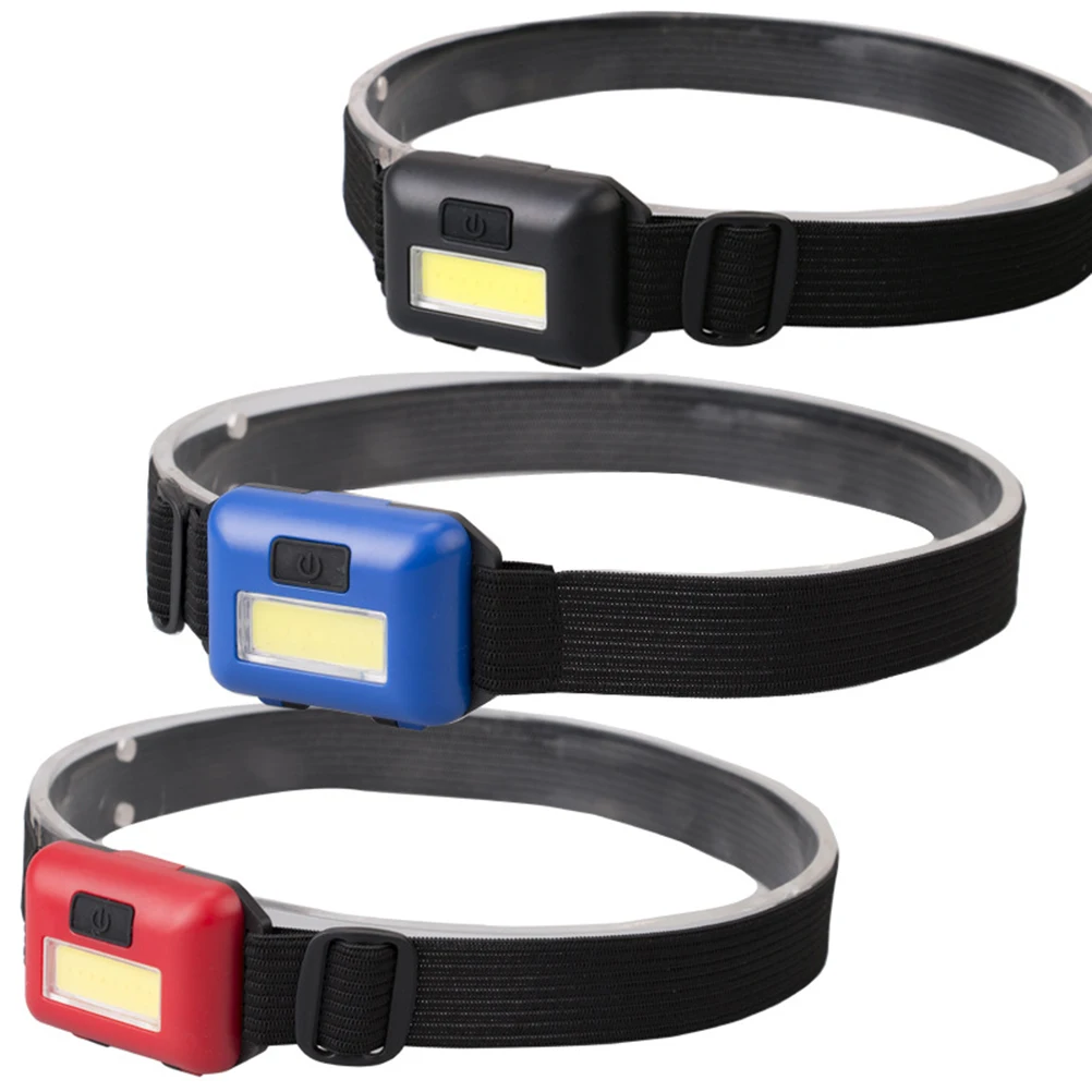 

3pcs Led Headlamp Durable Lightweight Running Camping Outdoor Hiking Fishing Jogging Gift For Night Activities No Black