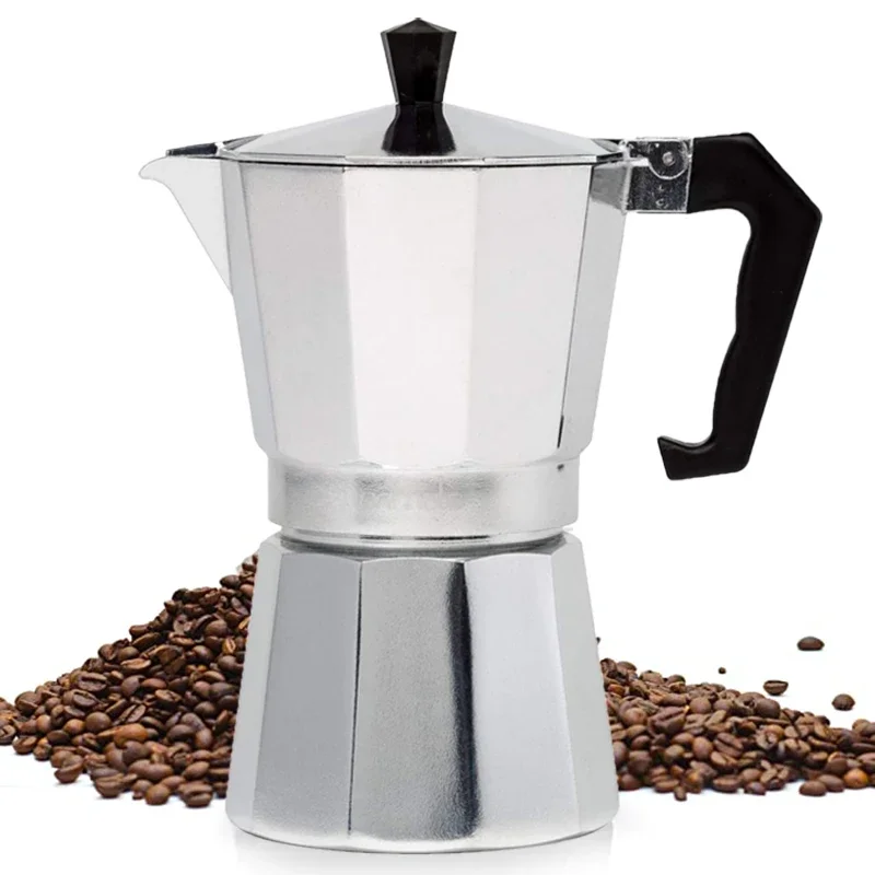 Electric Espresso Coffee Maker Pot 300/450ml Moka Cafeteira Percolator - Durable & Practical