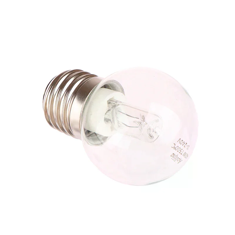 1Pc E27 40W Oven Lamp Light Microwave Oven Bulbs 220v High Temperature Resistant 500 Degree For Display Cabinet Light Bulb