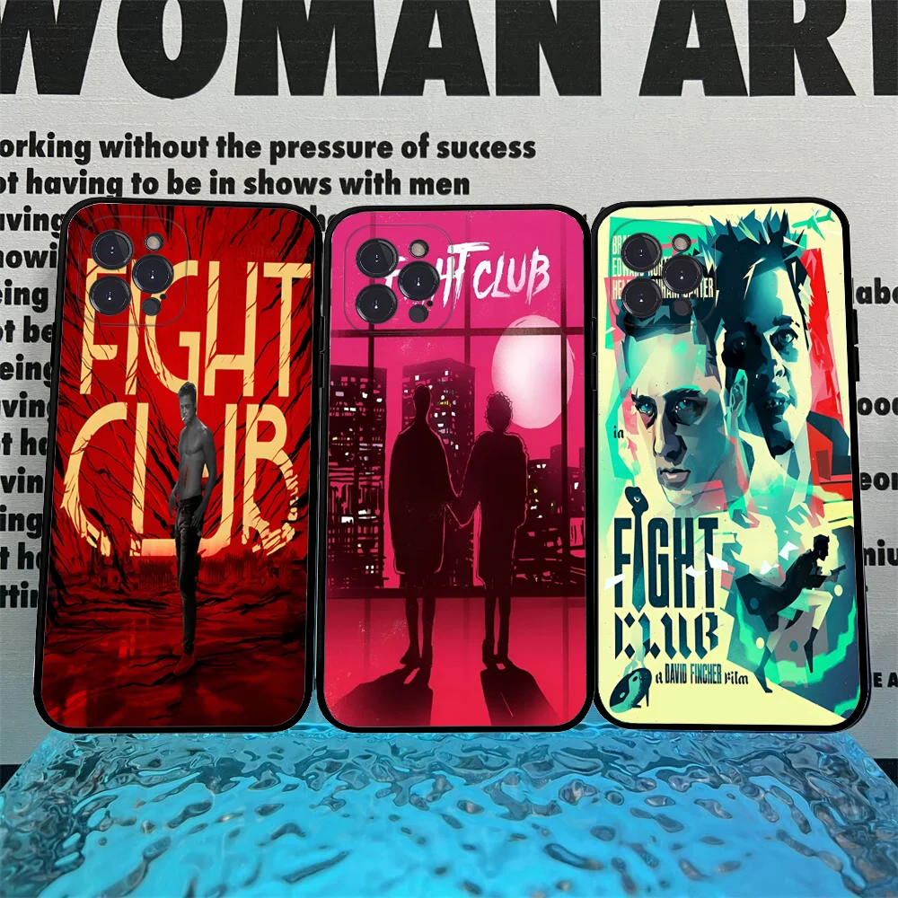 

Movie Fight Club Phone Case For IPhone 16 15 14 13 12 Mini 11 Pro XS Max X XR SE 6 7 8 Plus Soft Silicone Cover