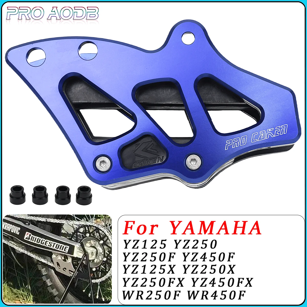 

For Yamaha YZ125 YZ250 YZ250F YZ450F YZ125X YZ250X YZ250FX YZ450FX WR250F WR450F 08-2022 Motorcycle Chain Guide Guard Protection