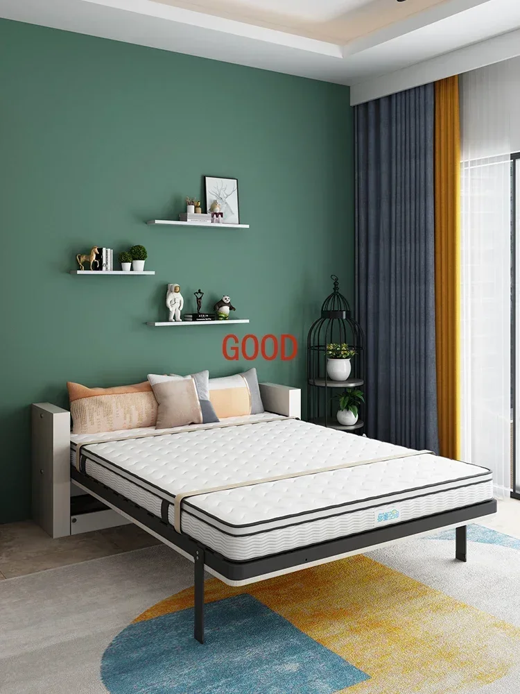 Cama de pared multifuncional, cama plegable Easy Flip Murphy