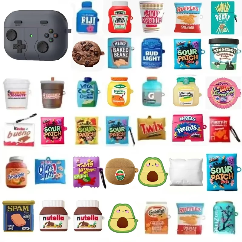 Estuche para auriculares con dibujos animados en 3D, funda creativa para Airpods Pro 3 2, funda de silicona suave para caja de carga Airpods 1 2 4 3 2021
