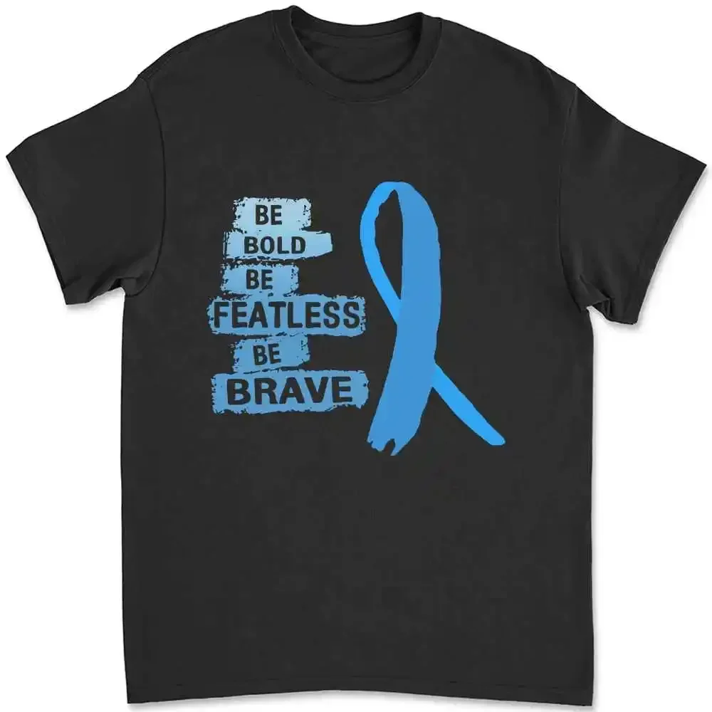 Be Bold Be Featless Be Brave Prostate Cancer Hope Cure T-shirt ZA3H