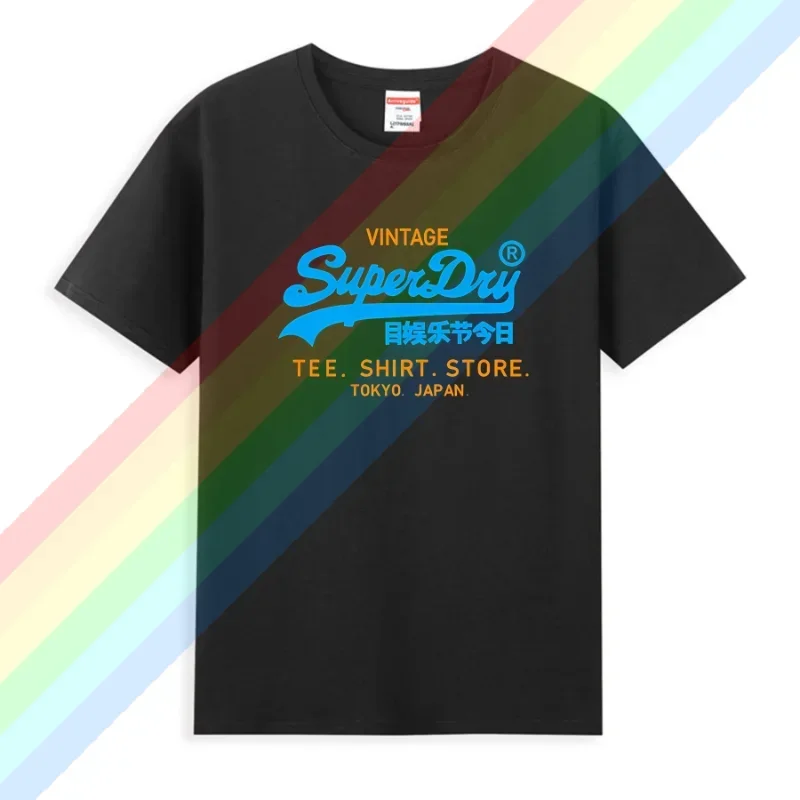 

2024 UK Superdry Ultimate Dry Men's 100% Cotton Comfortable and Breathable Leisure Fashion T-shirt Outdoor Men's Street Clothing