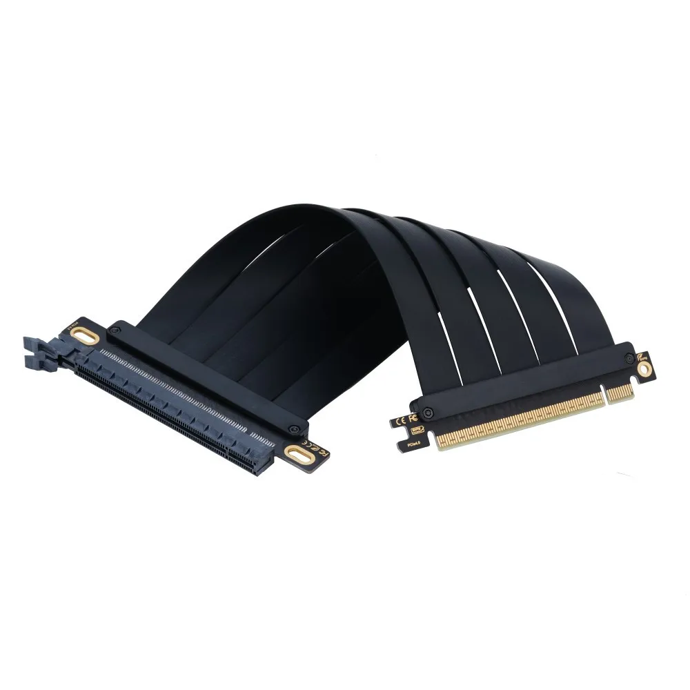 Graphics card vertical steering cable High-speed transmission PCI-E4.0 graphics card extension cable