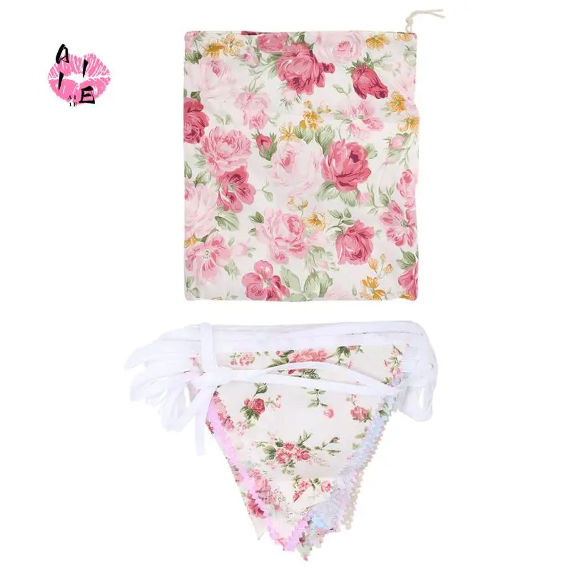 رايات قماش A11E-40Ft، 42 قطعة لافتة رايات خارجية، علم ثلاثي الزوايا من القطن العتيق لحفلات أعياد الميلاد في الحديقة