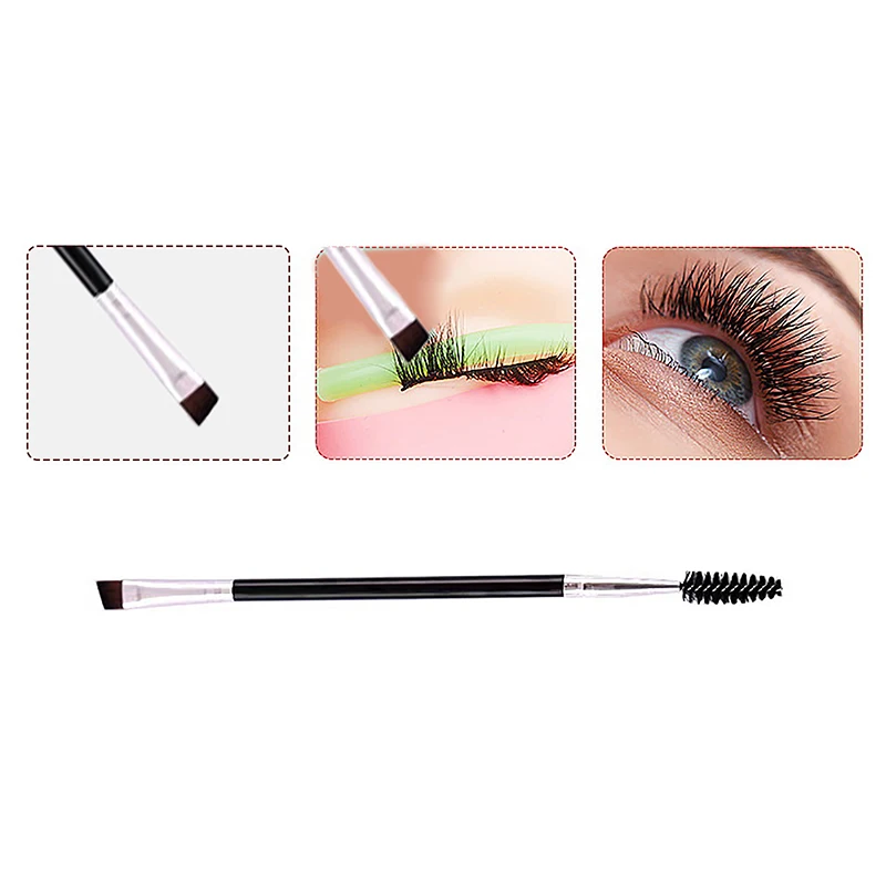 2 개/대 속눈썹 래쉬 퍼머 리프팅 브러쉬 휴대용 더블 헤드 라미네이션 속눈썹 분리 래쉬 리프트 속눈썹 디테일 브러쉬