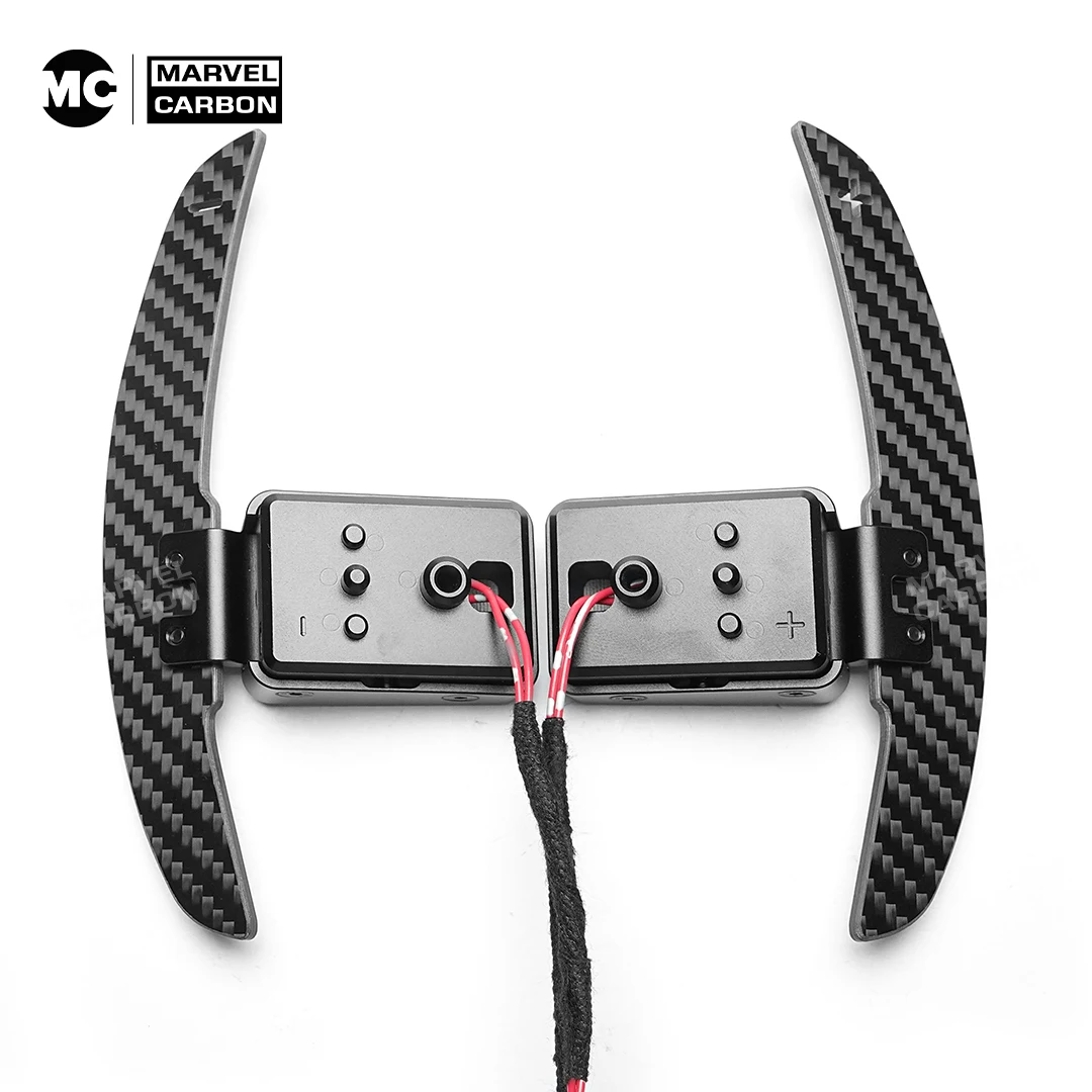 MC Carbon Fiber Magnetic Steering Wheel Paddle Shifters For BMW F G Car Chassis BMW 7 8 Series F01 F02 F03 G11 G12 G70 F91 F92
