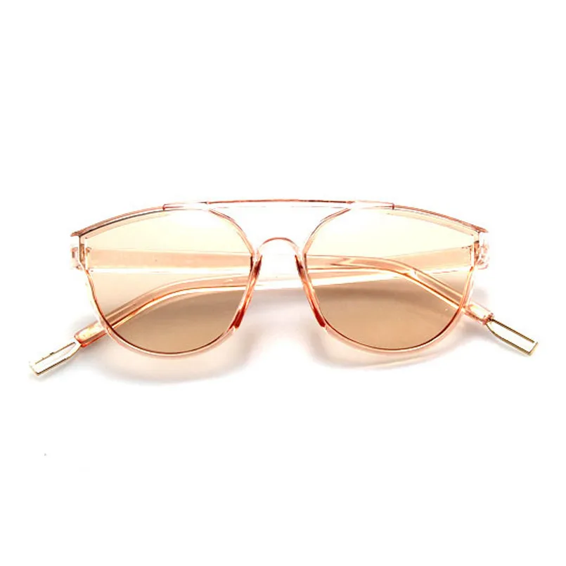 

FOENIXSONG Fashion Sunglasses Cat Eye Flat Top UV400 Cute Eyeglasses Vintage Eyewear for Women Men Retro Sun Glasses