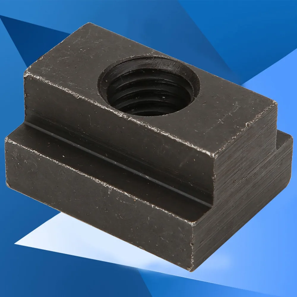 5 Pcs M12 Threads ​T Slot Nuts​ ​T-Slots​ 5 Pcs Hammer Head Fastener Nut​ Black Oxide Finish ​T Sliding Nut Block