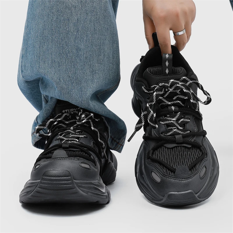 

Hight Quality Niche Brand Original Design Spring New Street Sport Style Sneakers For Men's Women's Black Hombre Daily Dress