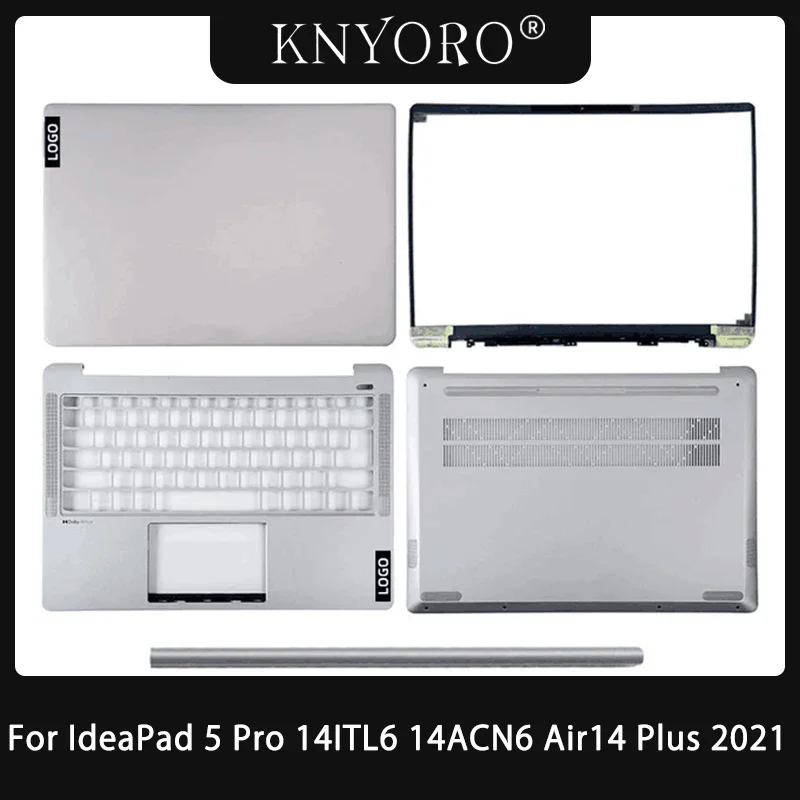 

New For Lenovo IdeaPad 5 Pro 14ITL6 5 Pro 14ACN6 Air14 Plus 2021 Laptop LCD Back Cover Bezel Upper Palmrest Cover Bottom Case