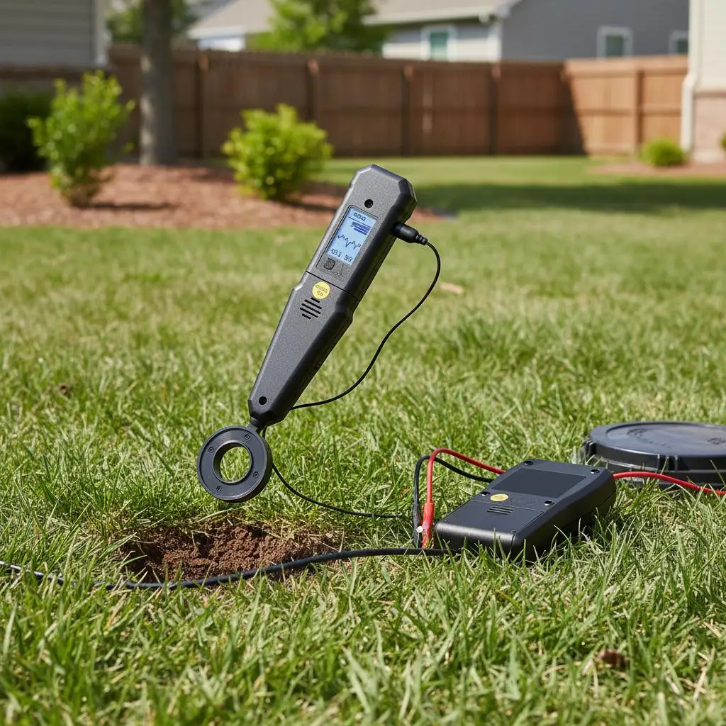 

Underground Cable Tracker 3280 FT Range For Pet Fences Sprinkler Valves Yard Lighting Detection Depth 6.5 FT Break Locator Ea