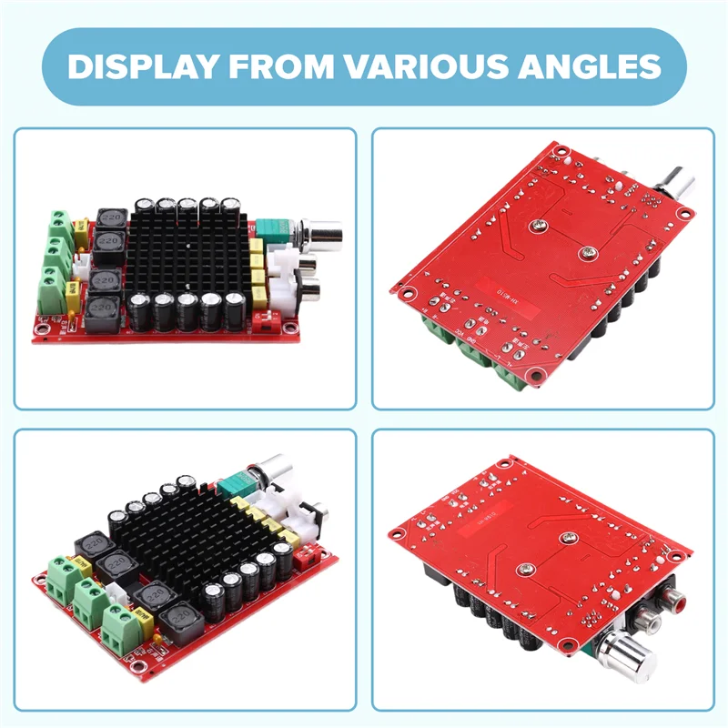 Y45A-TDA7498 Class D 2X100W Dual Channel Audio Stereo Digital Amplifier Board Module XH-M510 Amplifier Board