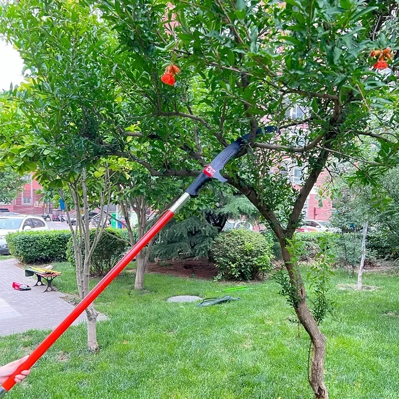 8 Knots 8 Meters Multifunction Wood Saw Pruning Tool Garden Tree Pruning Saw Professional Replaceable High Tree Rod Hand Tools