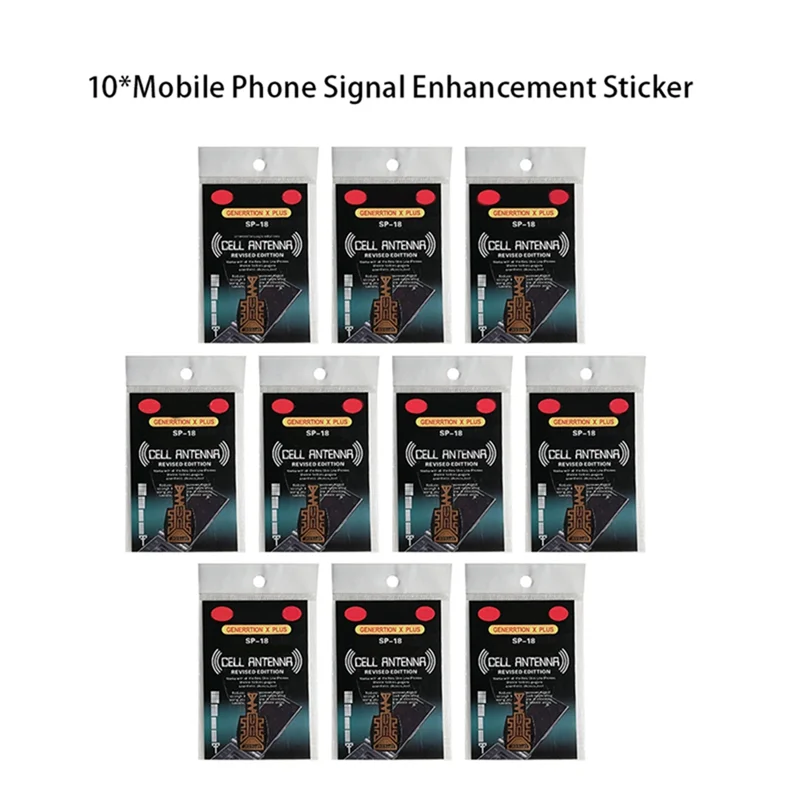 CMHI 10Pcs SP-18 Cell Phone Signal Enhancement Cell Phone Signal Enhancement Sticker Signal Amplifier Booster