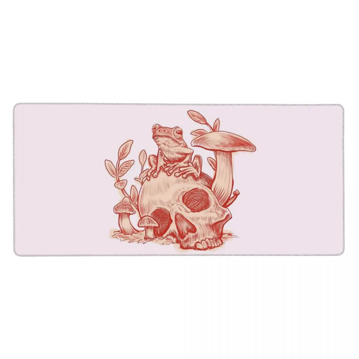 Dark Style Frog And Skull Design Large Mouse Pad Computer Keyboard Mouse Mat Gamer PC Laptop Desk Mat Office Table Mats