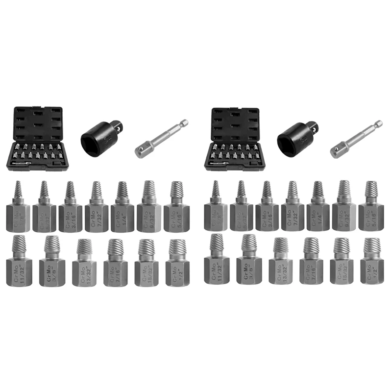 

Screw Extractor Set, Stripped Bolt Remover, Bolt Extractor Kit For Removing Broken Rusted Bolts Studs Nuts