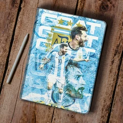 Football Superstar M-Messi Case For iPad 10.2 7th 8th Air 1 2 3 Mini 1 2 3 5 Case Luxury Silicone For iPad Air 4 iPad Pro11 Case
