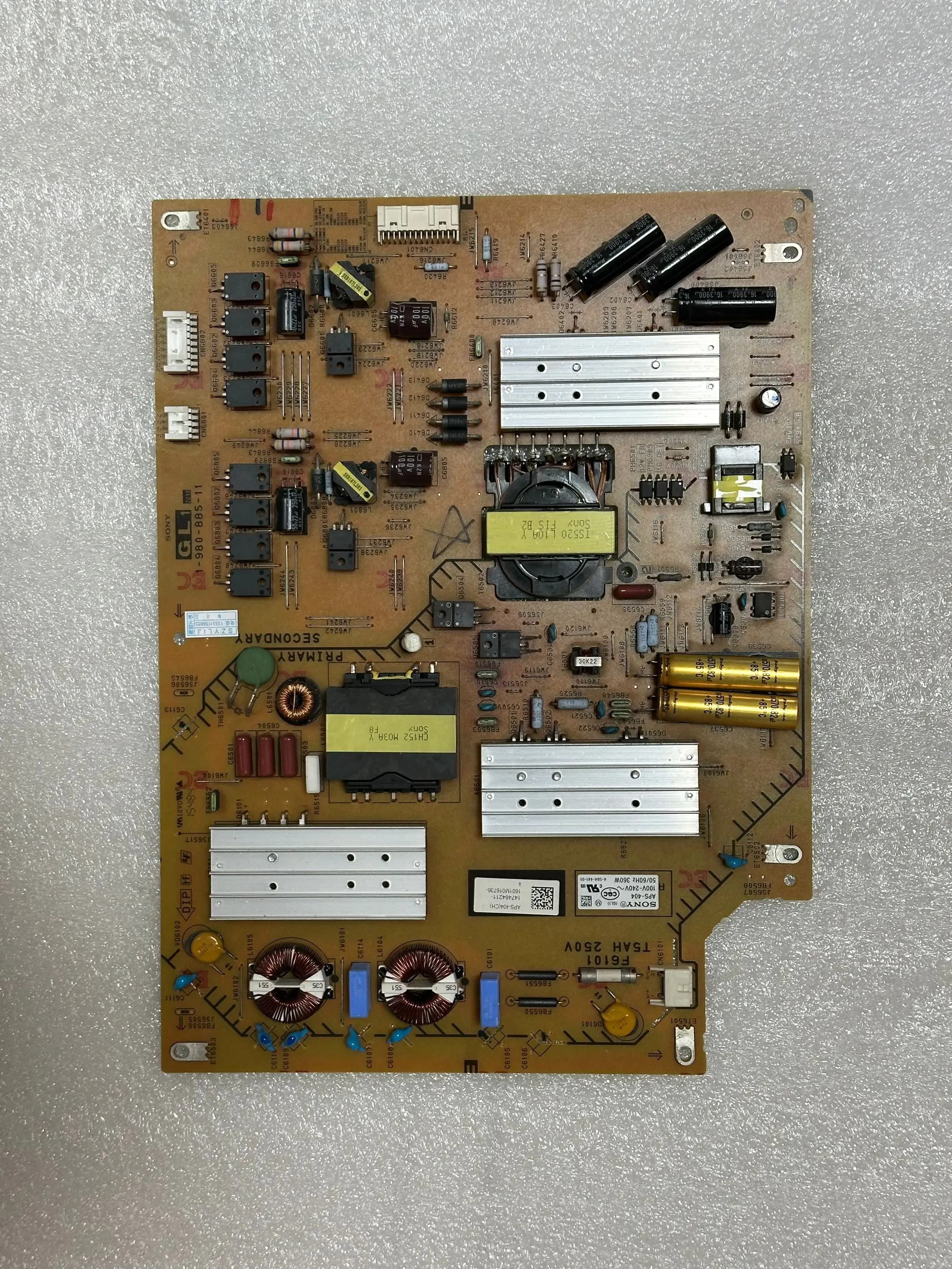 

Оригинальная плата питания телевизора KD-65S8500D APS-404 1-980-885-11