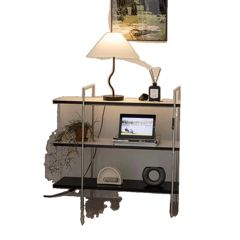 

Medieval Storage Rack Bedroom Shelf Home Floor Premium Desk Stainless Steel Display Rack Removable