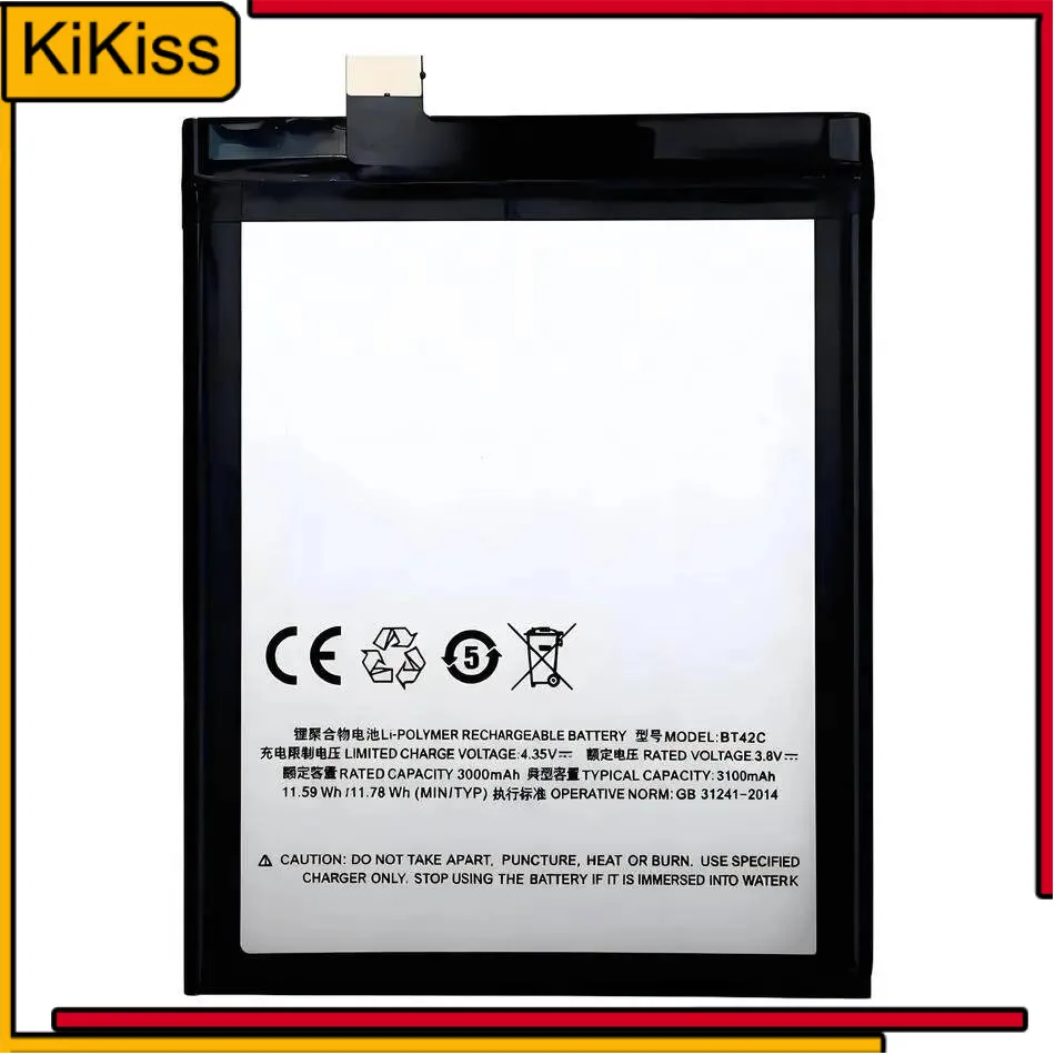 

For Meizu Meizy M2 Note Reliable Power Supply High-Capacity Mobile Phone Battery 3100Mah BT42C