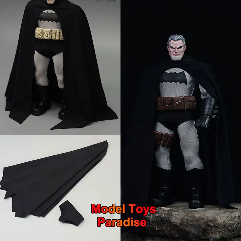 

{Only Cloak} 1/12 Dark Knight Bat Soldier Hanging Neck Cape Triangle Underwear Model Accessories Fit 6'' Mezco Action Figure