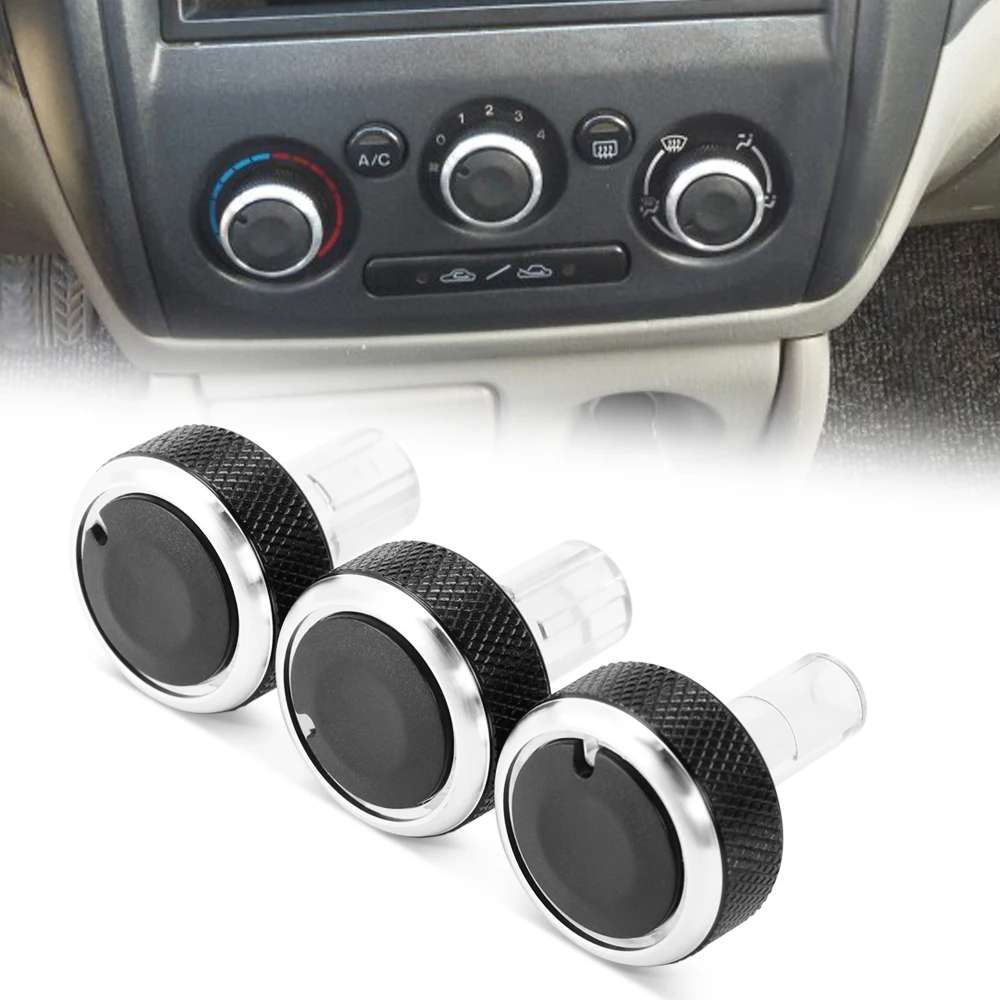 3pcs/set For mazda 323 Familia ac knob air conditioning knob heat control switch ac knob For mazda 323F car accessories