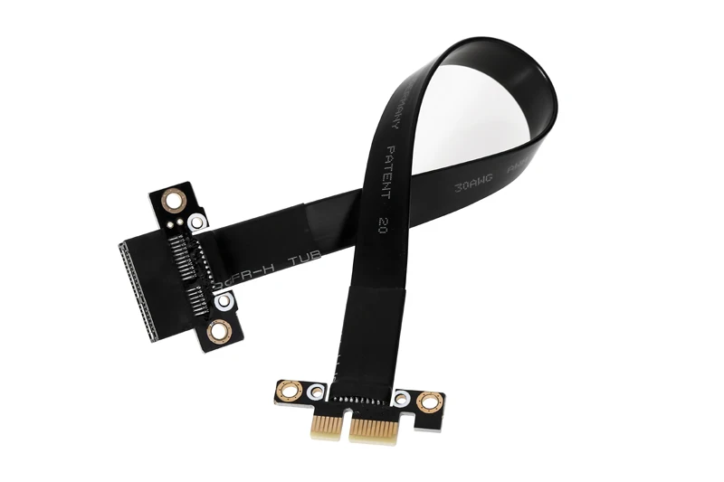 NEW PCI Express Gen3 8Gbps Flex Relocate Cable PCI-E 1X to 1X Slot Riser Card Extender Extension Cable for Bitcoin Miner Mining