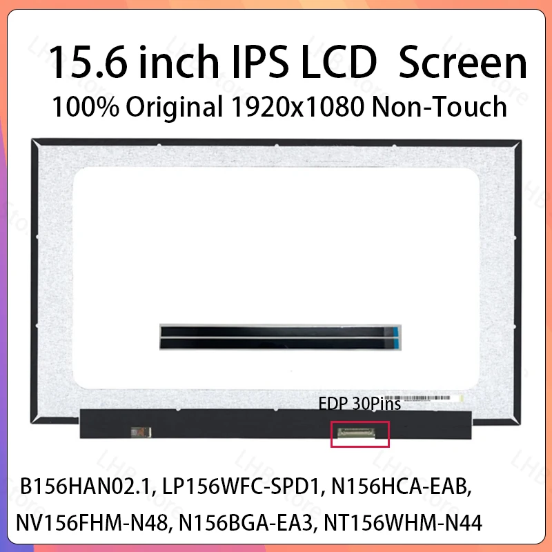 15.6 Inch Laptop LCD Screen NV156FHM-N48 NT156WHM-N44 For Lenovo IdeaPad 330S-15ARR 15AST 15IKB Display Matrix Panel Replacement