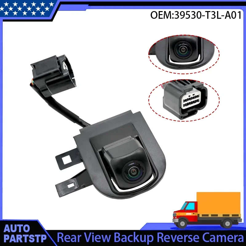 Rear View Backup Camera Replacement 39530-T3L-A01 39530T3LA01 Compatible with Honda Accord EX EX-L 2013-2017