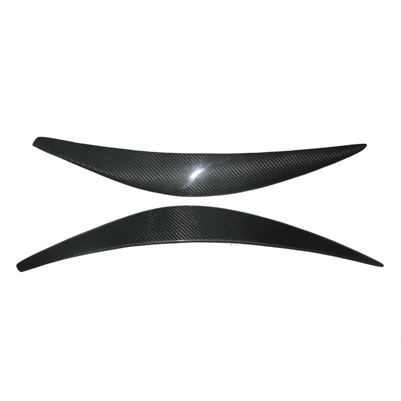 Real Carbon Fiber Eyelids Eyebrows Lids Headlight Trim Cover For Chevrolet Cruze 2015 Parts