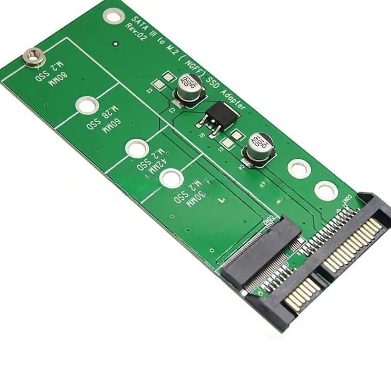 M2 SSD To SATA3 Adapter Card Reliable High Efficiency Conversion For Desktop Storage Expansion and Data Backup Use
