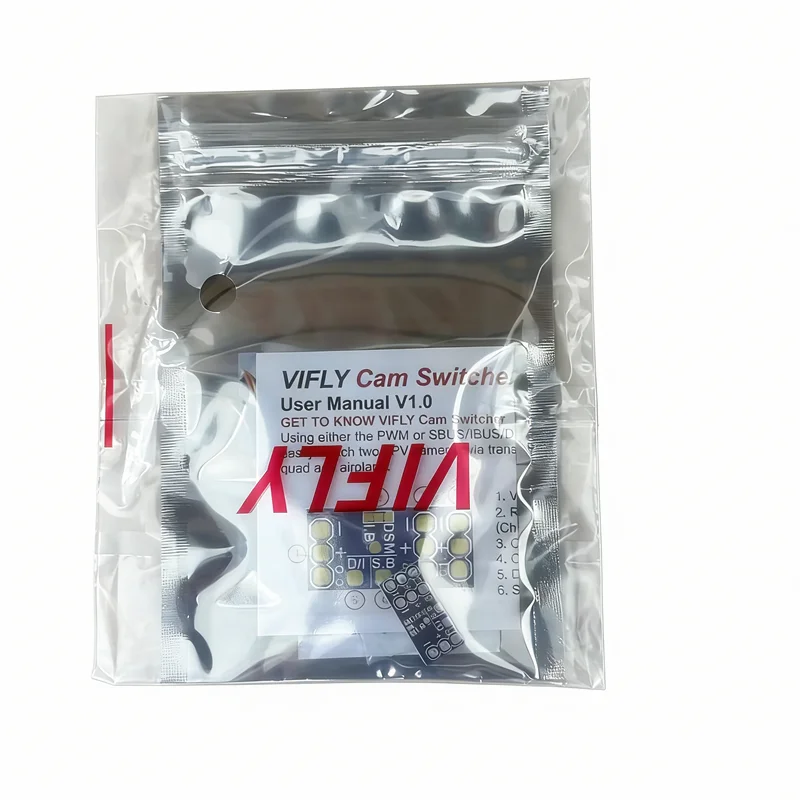 VIFLY Cam Switcher - Easy Switch Between Two FPV Cameras, No Complex Setup, Ultra Light & Compact for RC Models